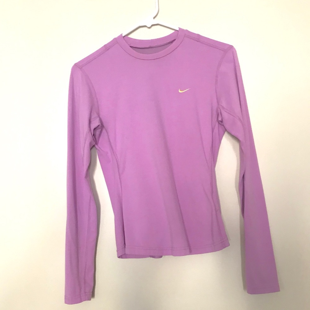 Nike Fit Dry Light Purple Crew Neck Shirt  Sz S